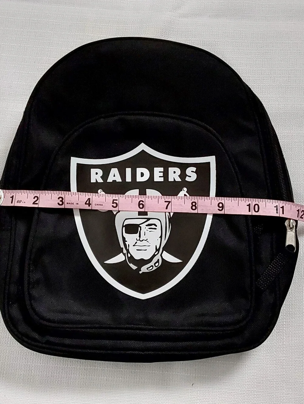 NFL Raiders Black Mini Backpack